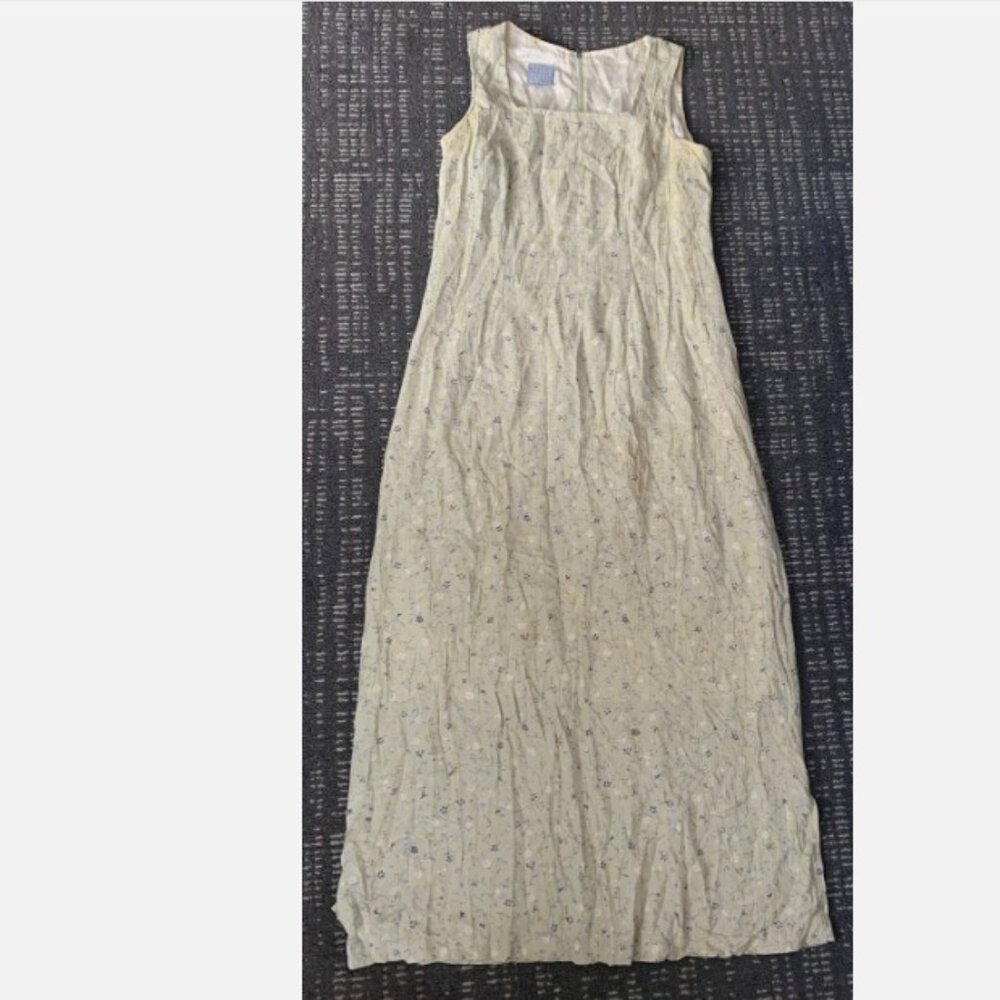 MAXI DRESS SUNDRESS VINTAGE FLORAL